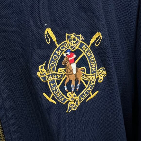 Polo Ralph Lauren Full Zip Track Jacket Big Pony Crest - Picture 2 of 6